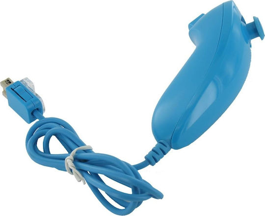 Nunchuck Ενσύρματο Gamepad για Wii / Wii U Light Blue