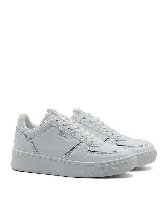 Benetton Hunt Damen Sneakers Weiß