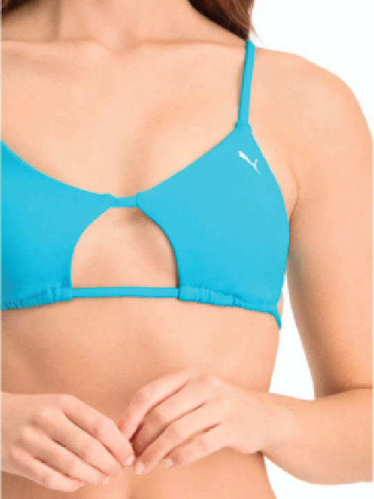 Peek A Scuba Scuba Bikini Top Τιρκουάζ