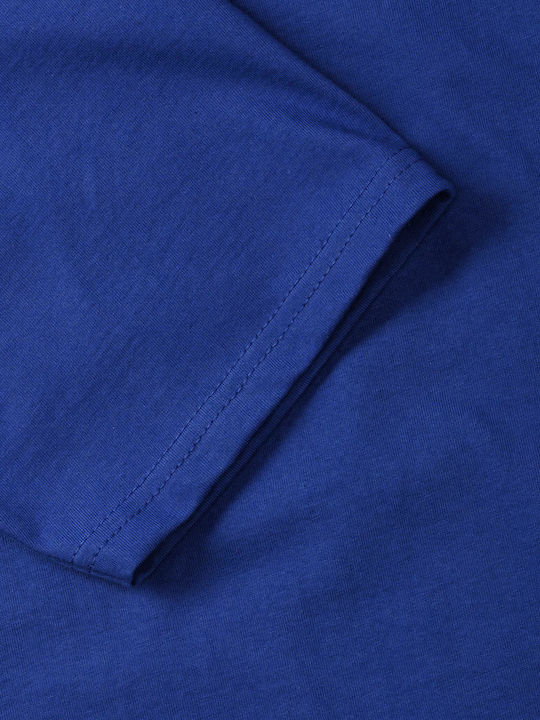 Russell Europe Classic Heavyweight T Мъжко Рекламна тениска Къс ръкав Bright Royal