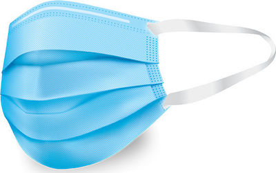 MEGA Disposable Surgical Mask Type II Medium Light Blue 2x50pcs