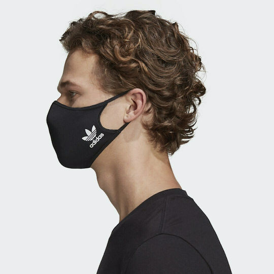 adidas Protective Mask Fabric M/L Black HB7851 3pcs