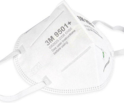 3M 9501+ Disposable Protective Mask FFP2 White 10pcs