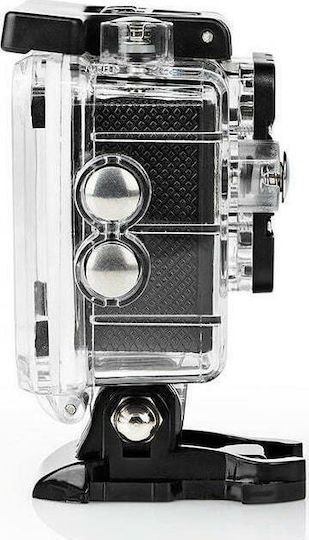 Nedis ACAM04BK Action Camera HD (720p) Υποβρύχια (με Θήκη) με Οθόνη 2" Μαύρη