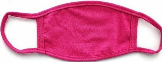 Syndesmos Cotton Children's Mask Protective Mask Fabric Kids Fuchsia 1pcs