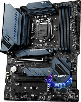 MSI MAG Z590 Torpedo Motherboard ATX με Intel 1200 Socket