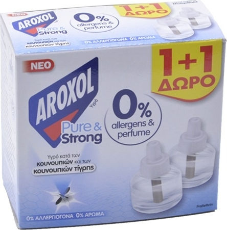 Aroxol Pure & Strong Nachfüll-Flüssigkeitsflasche für Mücken 25ml 2cm