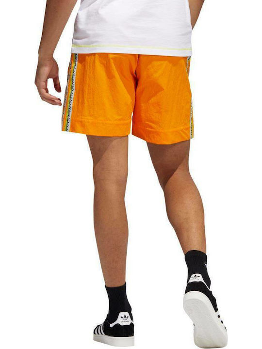 adidas Taped Athletic Men's Shorts Orange