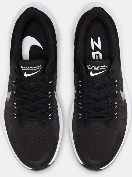 Winflo 8 Sport Shoes Running Black / White / Dark Smoke Grey