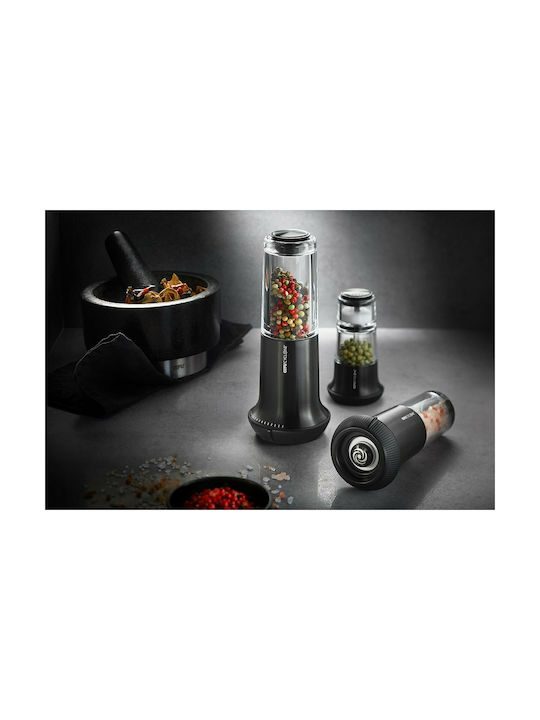 Gefu X-Plosion Manual Metallic Spice Mill 15cm Black