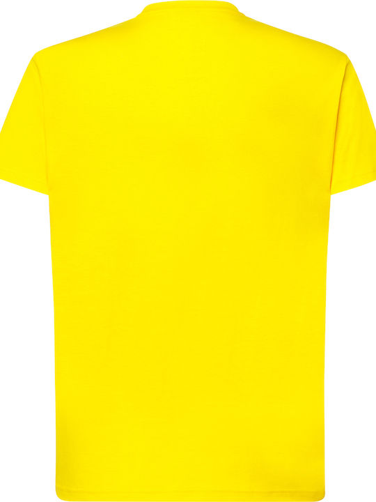 JHK TSRA-150 Men's Promotional Short Sleeve T-Shirt in Yellow Color