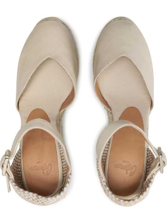 Chiarita Women's Platform Espadrilles Beige