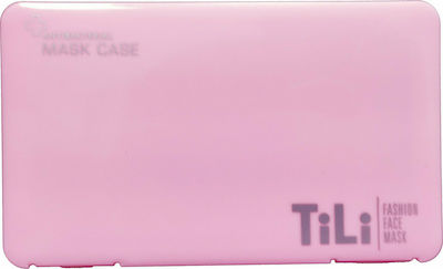 Tili Rechteck für Schutzmaske in Rosa Farbe 1Stück