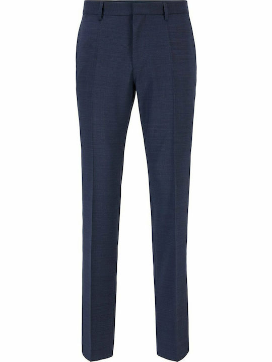Genius Pantaloni cu Croială Slim Albastru