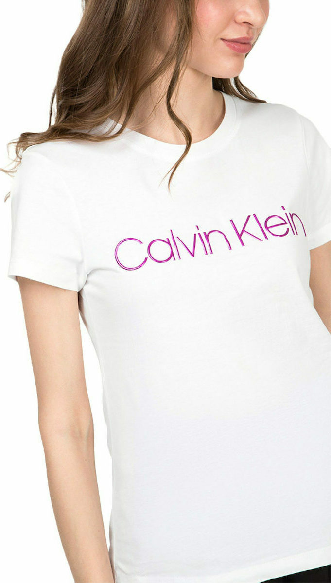 Calvin Klein Γυναικείο T-shirt Λευκό 