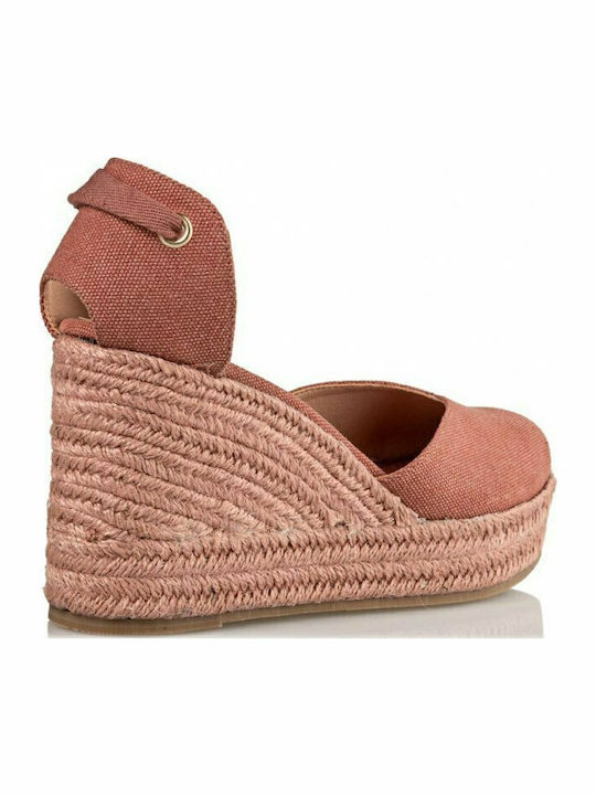 Lauren Damenplattformen Tabac Braun