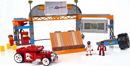 Mega Bloks Hot Wheels Building Blocks Super Stunt Test Facility For 5+ Years 382 Pieces