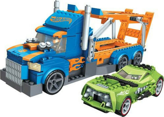 Mega Bloks Hot Wheels Urban Agent Stunt Rig Building Blocks for 5+ Years 258 Pieces