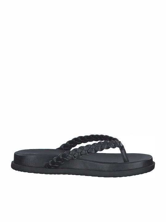 Tamaris Damen Flache Sandalen in Schwarz Farbe