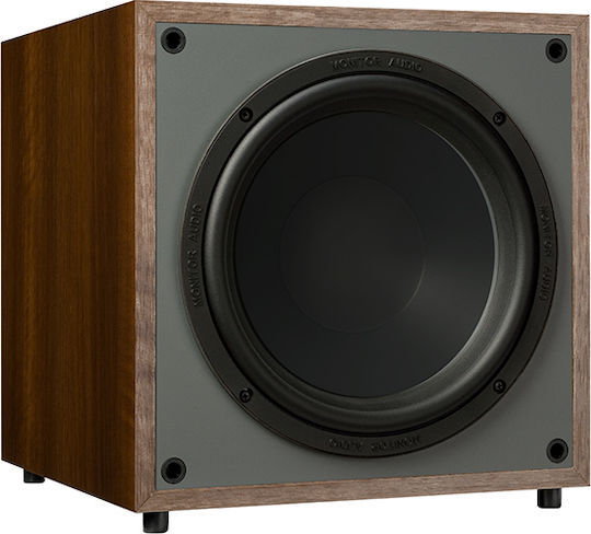 Monitor Audio MRW10 Aktiv Subwoofer mit Lautsprecher 10" 100W Walnuss