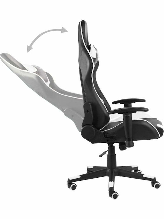 vidaXL 20495 Gaming Chair with Adjustable Arms White
