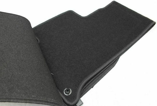 Petex Σετ Μπροστινά και Πίσω Πατάκια 4τμχ για Land Rover Discovery 2017+ Μαύρα