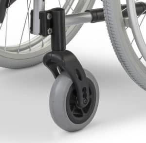 Meyra Eurochair 1.750 Αναπηρικό Αμαξίδιο 24" Ελαφρού Τύπου 40cm 1.750 Ασημί