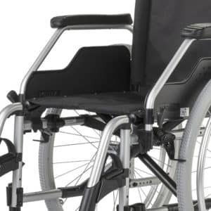 Meyra Eurochair 1.750 Αναπηρικό Αμαξίδιο 24" Ελαφρού Τύπου 53cm 1.750 Ασημί