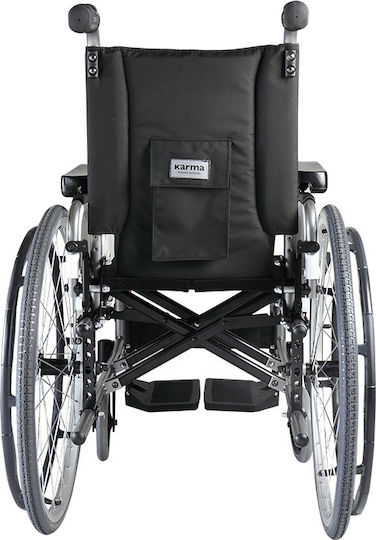 Karma Medical Flexx Αναπηρικό Αμαξίδιο Ελαφρού Τύπου 46cm Ασημί / Μαύρο
