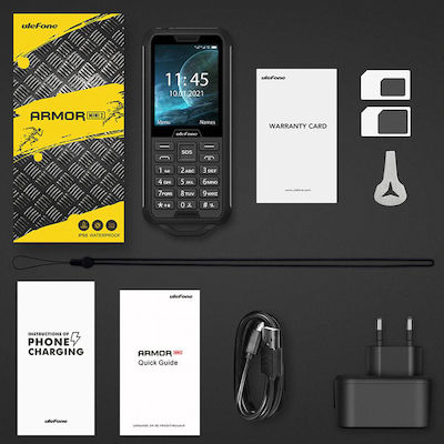 Ulefone Armor Mini 2 Dual SIM Ανθεκτικό Κινητό με Κουμπιά (Αγγλικό Μενού) Dark Gray