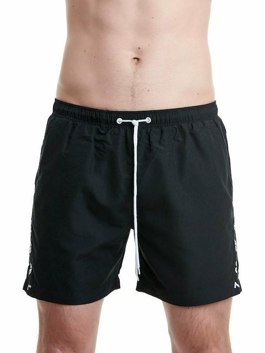 Men's Swimwear Shorts Black with Patterns
