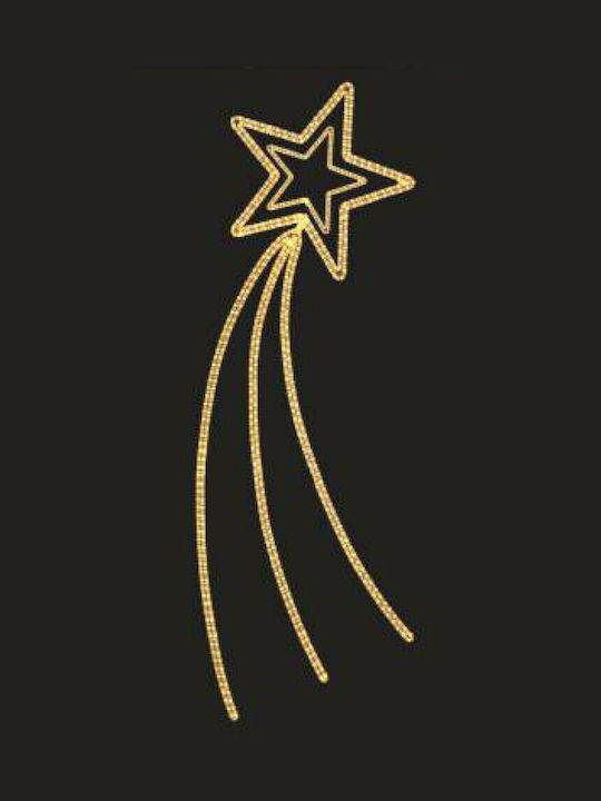 TechnoKat Plastic Christmas Decorative Pendant Star Yellow