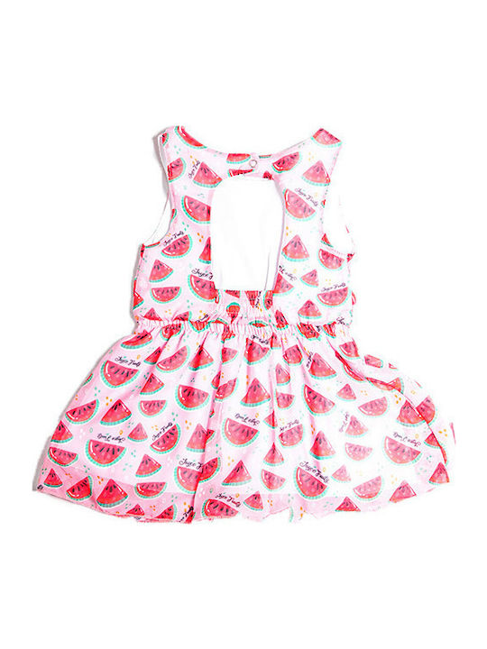 Frutty Children's Dress Sleeveless Pink