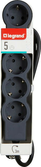 Legrand Surgearrest Power Strip 5 Sockets with 3m Cable