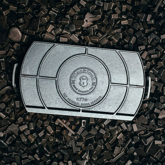 Lodge Blacklock Non-Stick Baking Plate Double Sided with Cast Iron Flat & Grill Surface 51.3x25.4x3cm