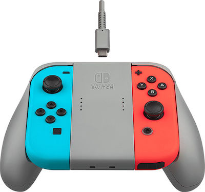 PDP Joy-Con Charging Grip Plus Ασύρματο Gamepad για Switch Γκρι