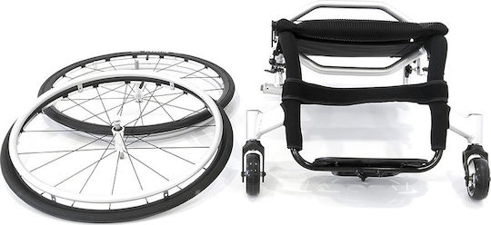 Vita Orthopaedics VT601 09-2-017 Leichtes Sport Rollstuhl 24" Klappbarer Licht Typ mit Einfacher Rücken Aluminium-Rollstuhl 42cm 09-2-017