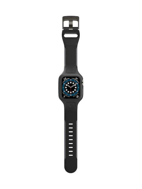 Spigen Liquid Air Pro Silikonhülle in Schwarz Farbe für Apple Watch 40mm