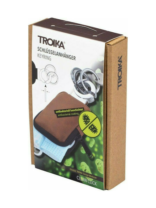 Troika Keychain Wallet Metallic Brown