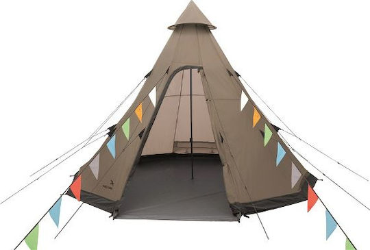 Easy Camp Moonlight Tipi Σκηνή Camping Γκρι 4 Εποχών για 8 Άτομα 385x375x270εκ.