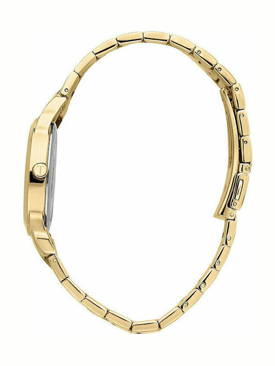 Trussardi T-Bent Дамски Часовник 32мм Кварцов със Златна Метална Верижка