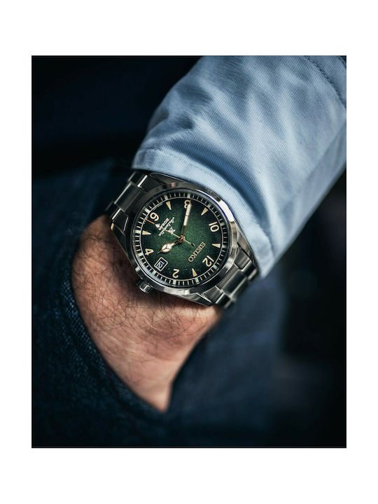 Seiko Prospex Alpinist Ceas Automat cu Argintiu Brățară metalică