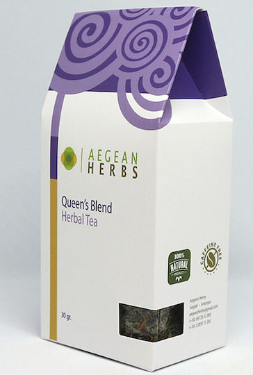 Aegean Herbs Queen's Μείγμα Βοτάνων Βιολογικό Προϊόν 30gr