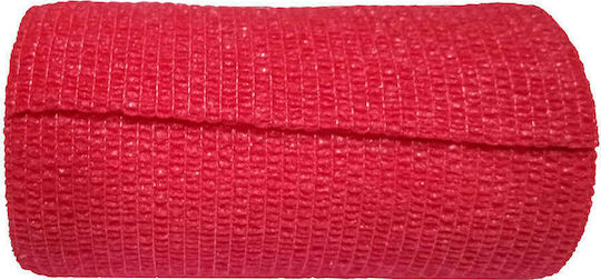 Medicin Elastic Cohesive Bandage 10cm x 4.5m Red