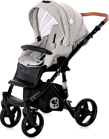 Lorelli Rimini 3 in 1 Reversible 3 in 1 Baby Stroller Suitable for Newborn Forest Steel Gray