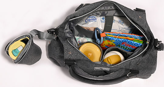 Lorelli Shoulder/Hand Diaper Bag Kristin Grey 40x13cm.
