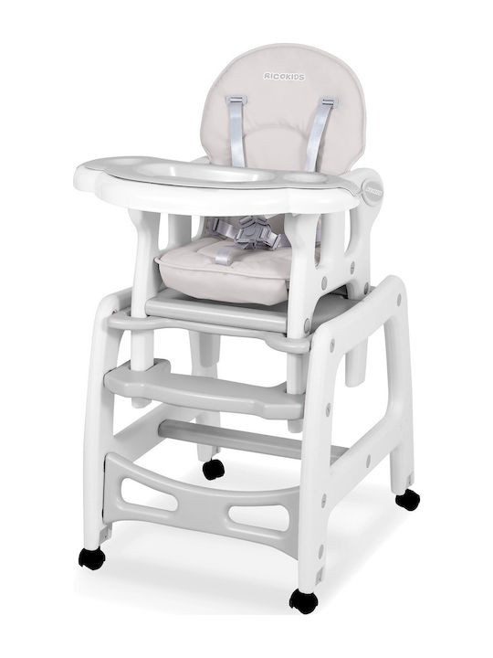Ricokids Sinco 5 in 1 Grauer Baby Hochstuhl
