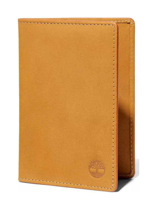 Timberland Set Men's Leather Wallet Tabac Brown