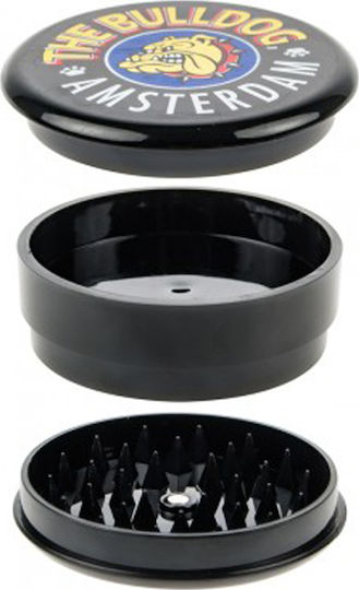 The Bulldog Amsterdam Râșniță Transparent Black 60mm Negru