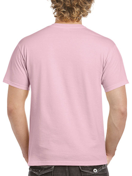 Gildan Werbe-T-Shirt in Rosa Farbe